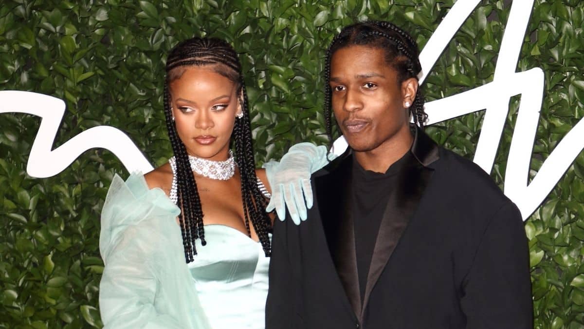 Rihanna and ASAP Rocky at the Fashion Awards 2019