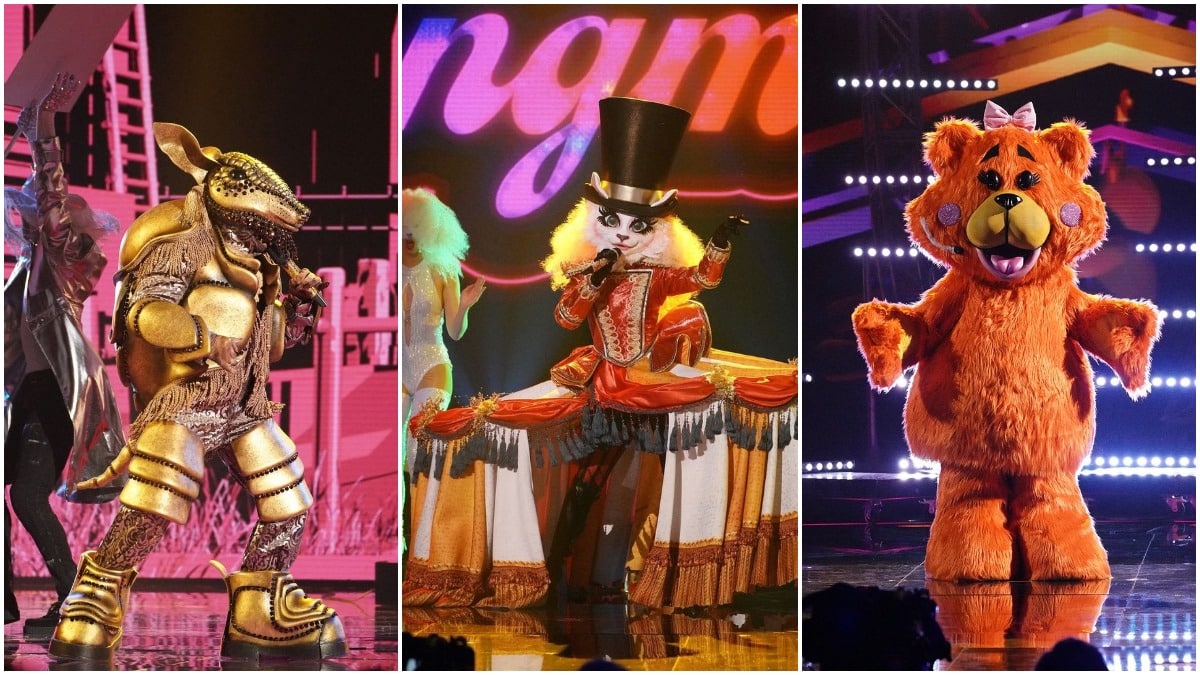 Ringmaster, Armadillo, and Miss Teddy on The Masked Singer