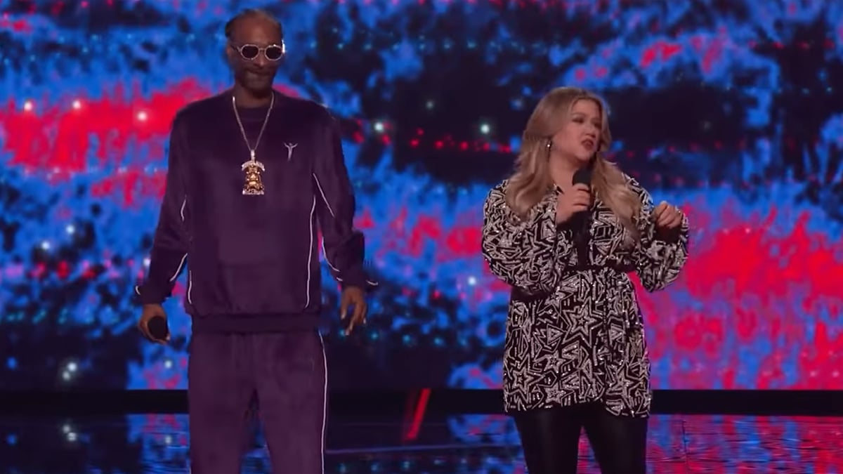 Snoop Dogg and Kelly Clarkson on American Song Contest