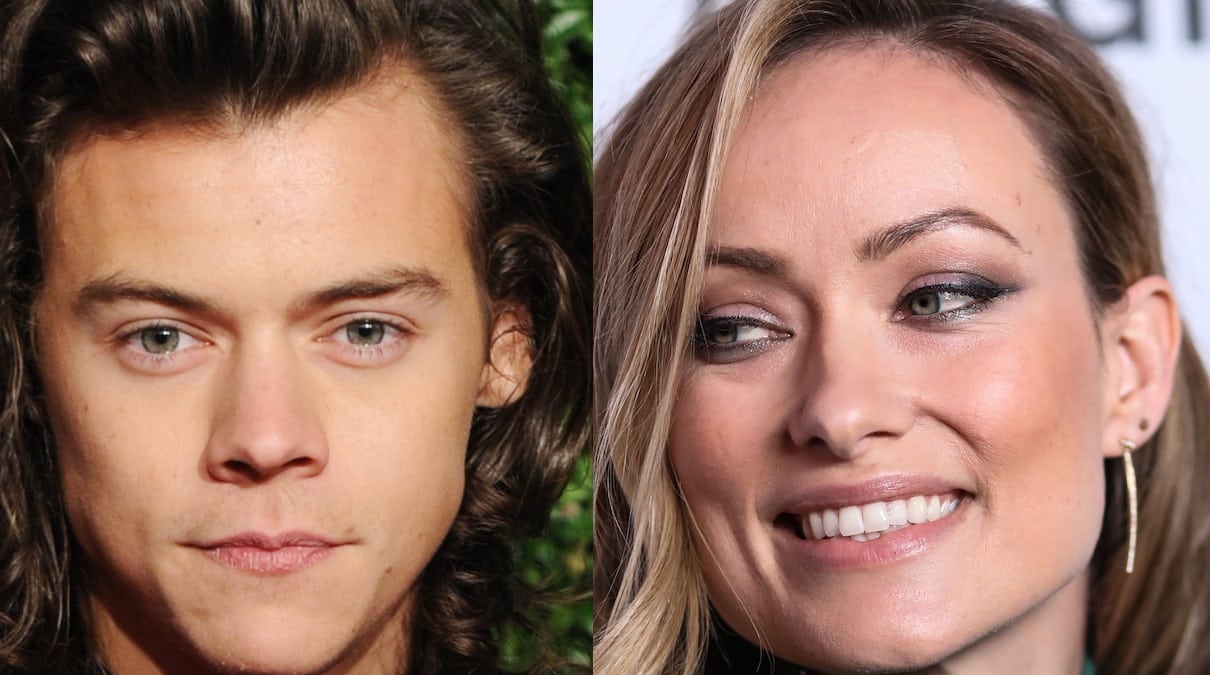 Harry Styles supports Olivia Wilde.