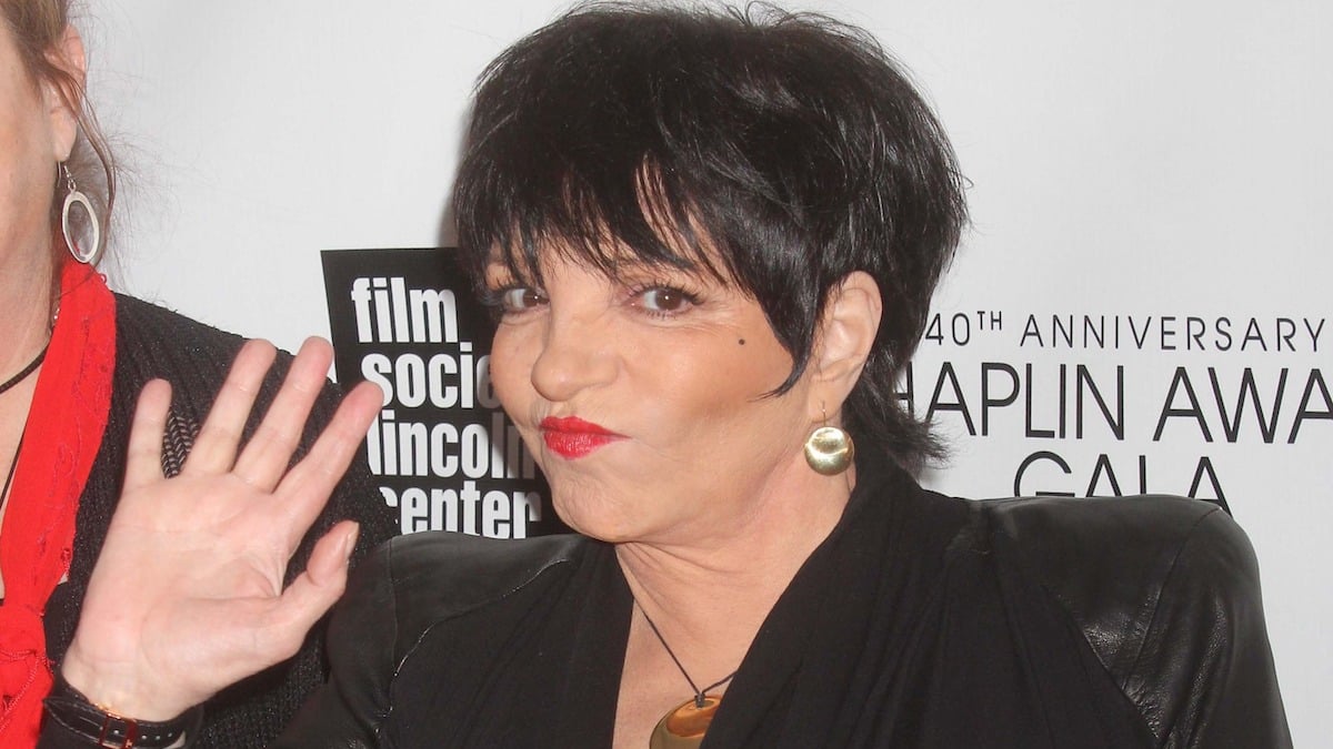 Liza Minnelli on the red carpet at Lincoln Center