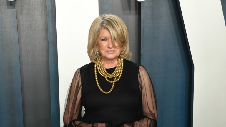 Martha Stewart at a Vanity Fair Oscar party.
