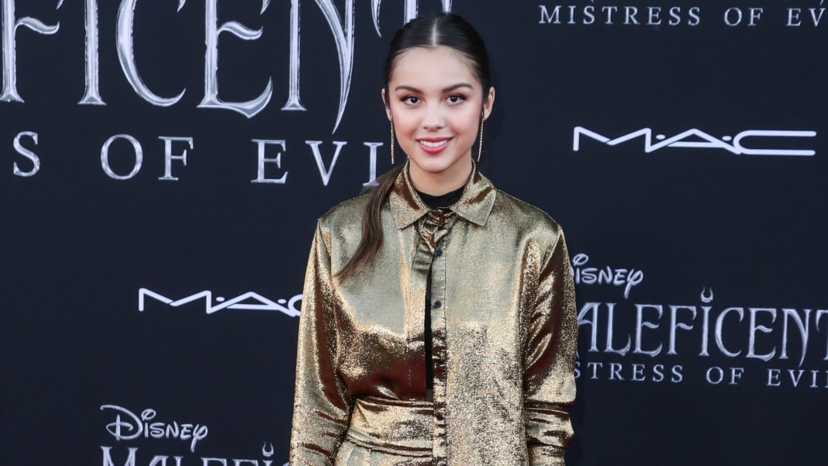 Olivia Rodrigo arrives at the World Premiere Of Disney's 'Maleficent: Mistress Of Evil' held at the El Capitan Theatre on September 30, 2019 in Hollywood