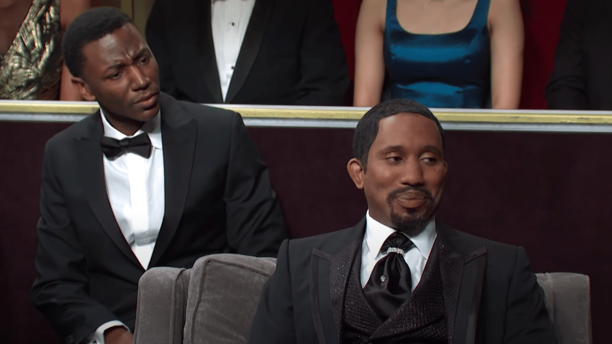 jerrod carmichael as seat filler with chris redd as will smith