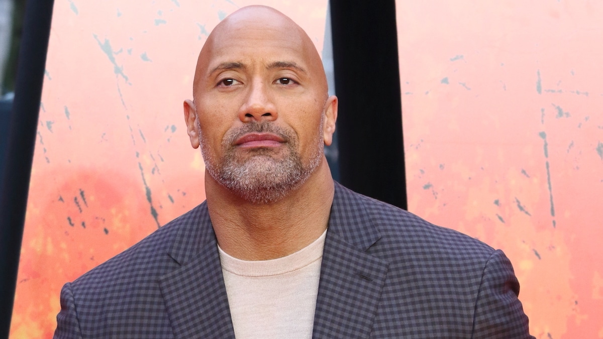 The rock at Rampage European Premiere