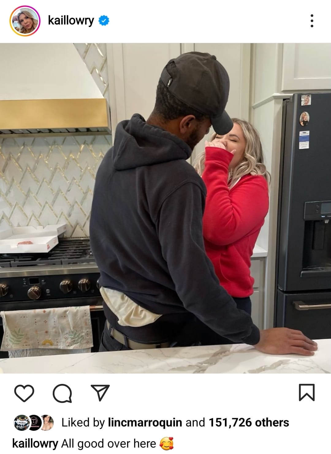 kail lowry continues to tease her new man with her fans