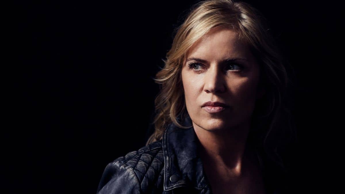 Kim Dickens stars as Madison Clark, as seen in a promotional poster for Season 4 of AMC's Fear the Walking Dead