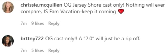 Fans react to Jersey Shore cast statement.