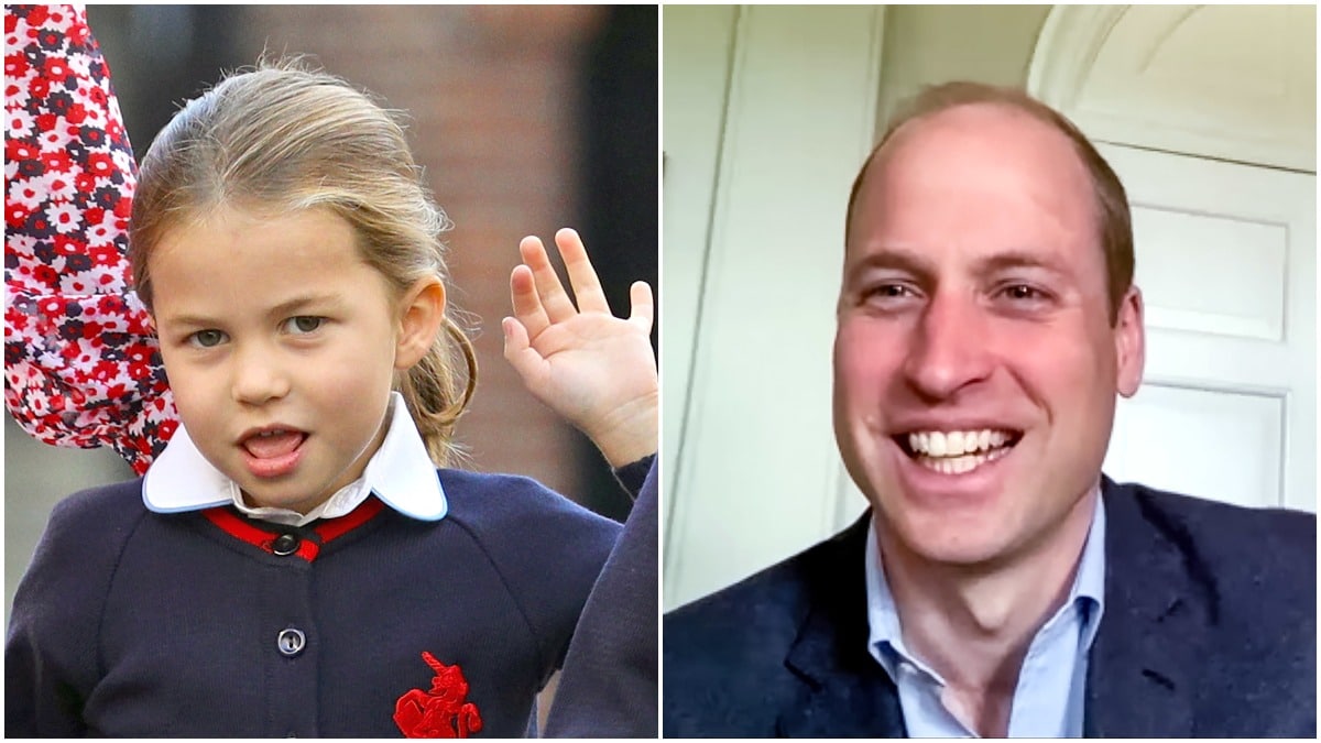 Princess Charlotte and Prince William