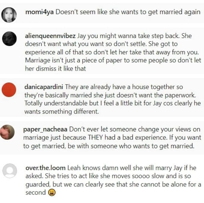 teen mom 2 viewers gave their opinions about leah marrying jaylan