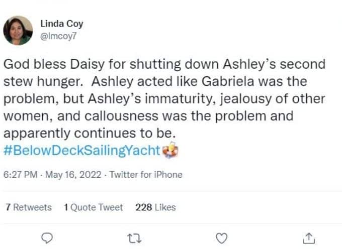 Tweet about Ashley Marti