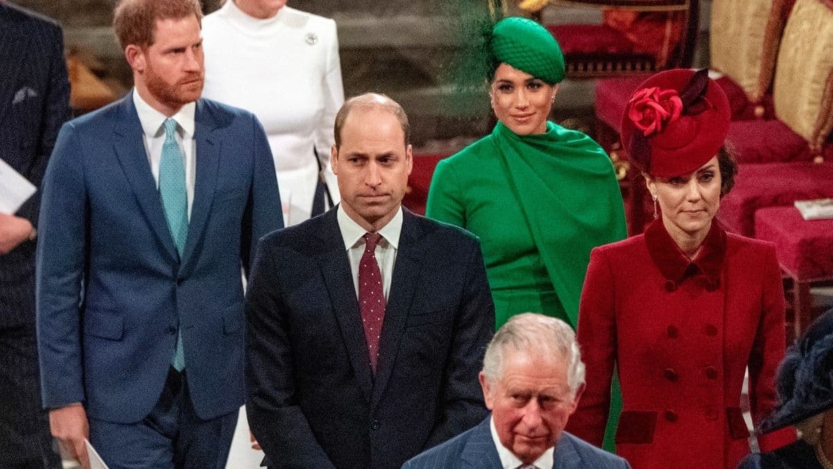 Prince Harry, Meghan Markle, Kate Middleton and Prince William attend Commonwealth Day service
