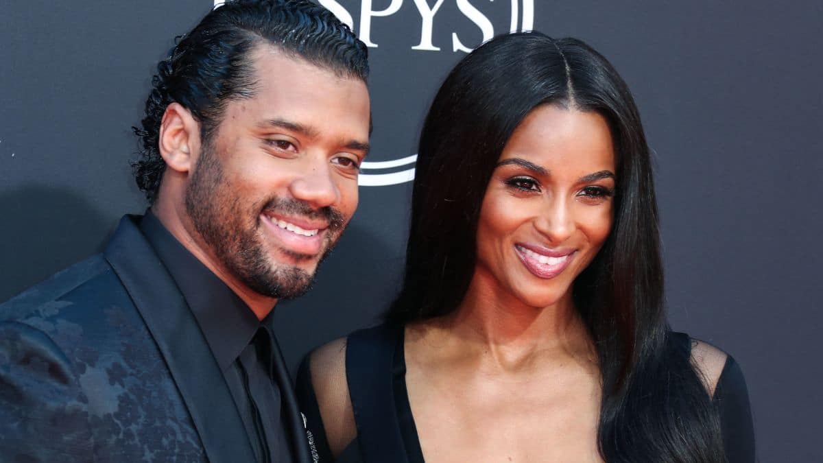 Russell Wilson and wife/singer Ciara arrive at the 2019 ESPY Awards