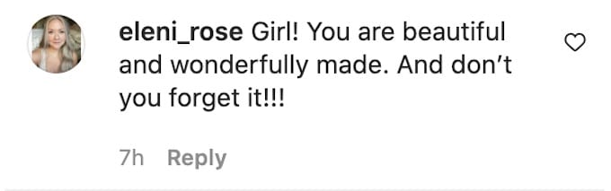 fan comments on laurel stucky instagram post