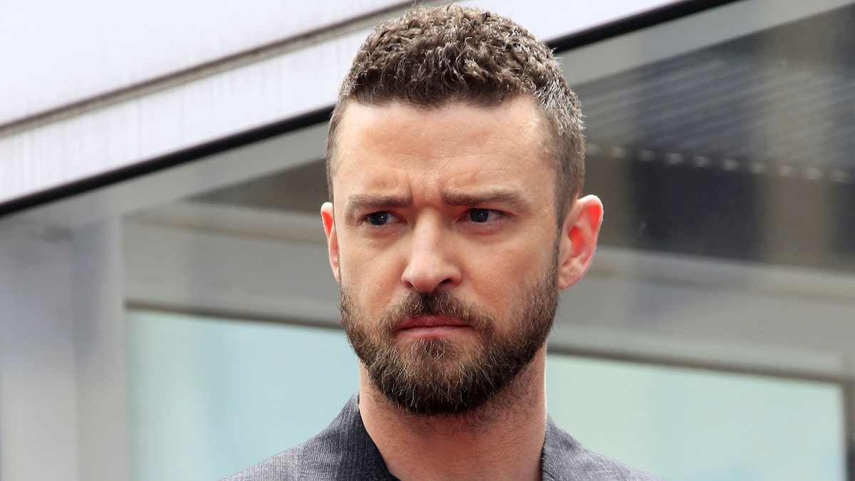 Justin Timberlake at *NSYNC Star Ceremony