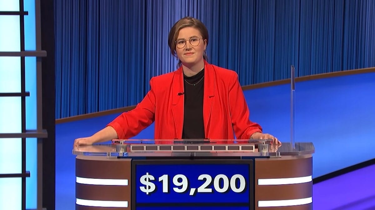Mattea Roach on her last Jeopardy game