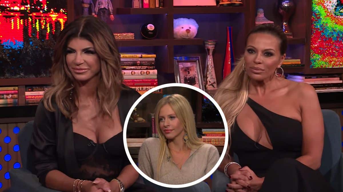 RHONJ star Teresa Giudice admits her friend Dina Manzo is the real reason she didn't invite Dolores Catania to her engagement party.