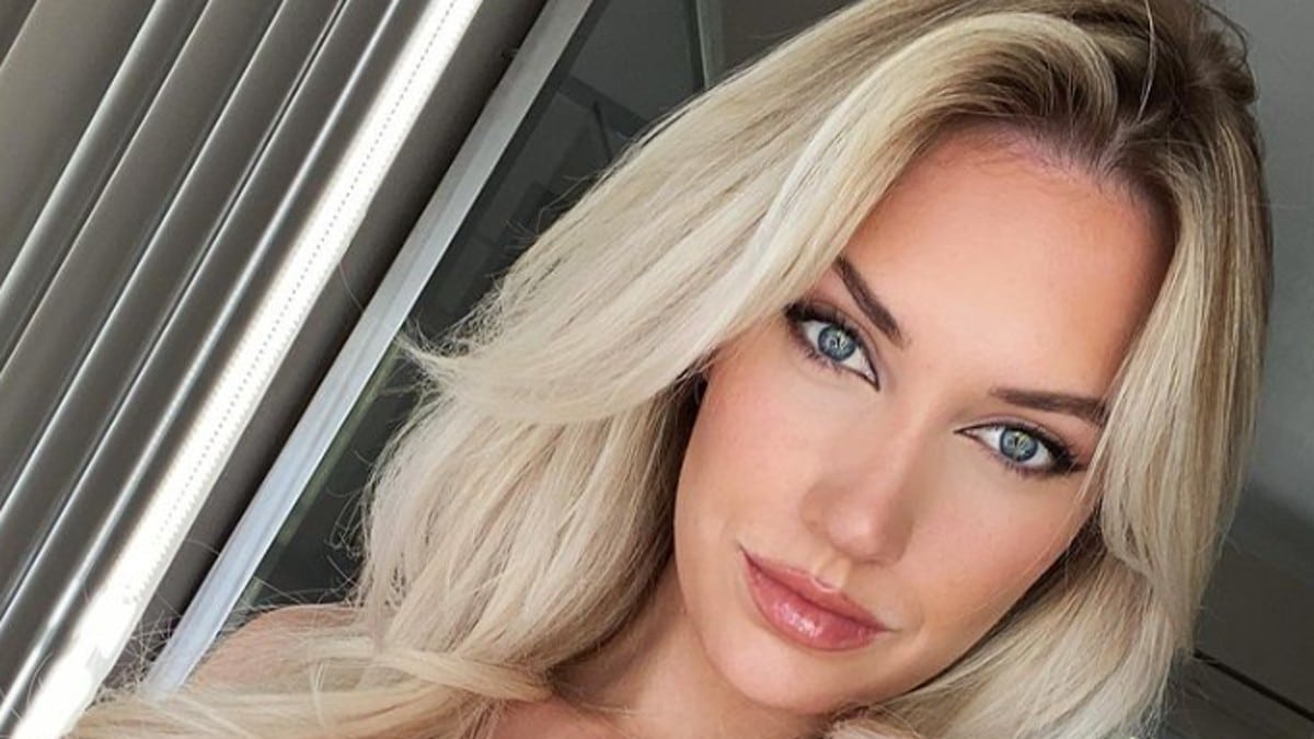 Paige Spiranac is unbuttoned in busty look to indicate off new bangs