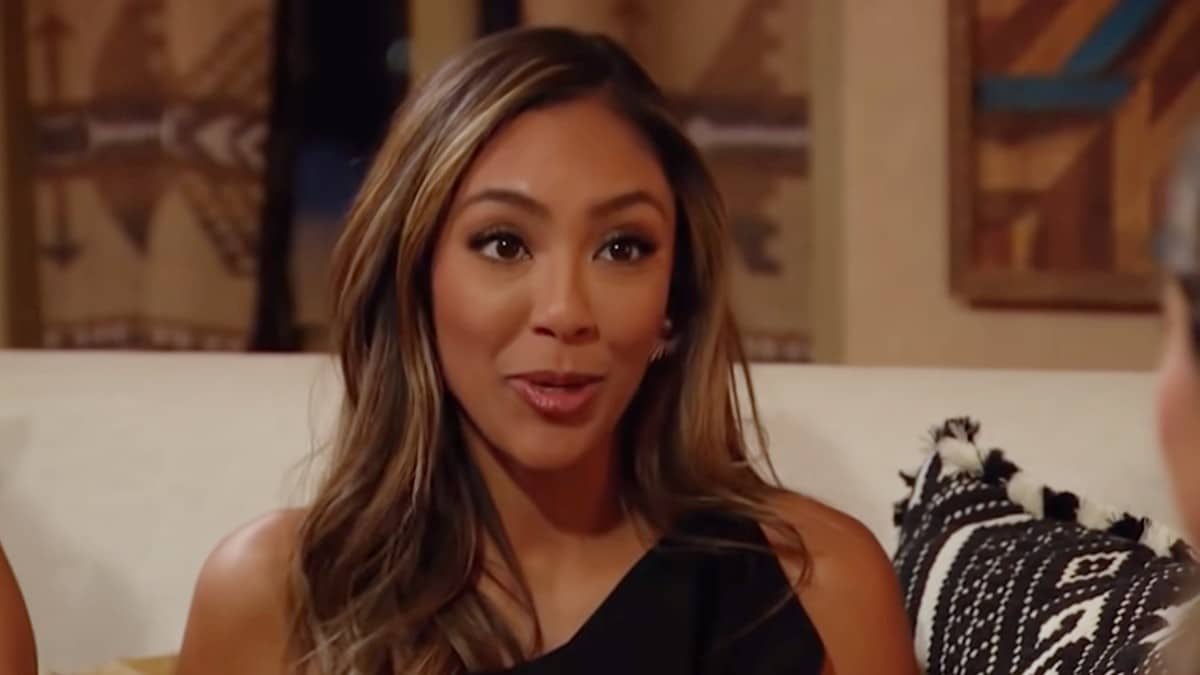 Tayshia Adams claps again at The Bachelorette troll who mentioned her profession is extra necessary than household
