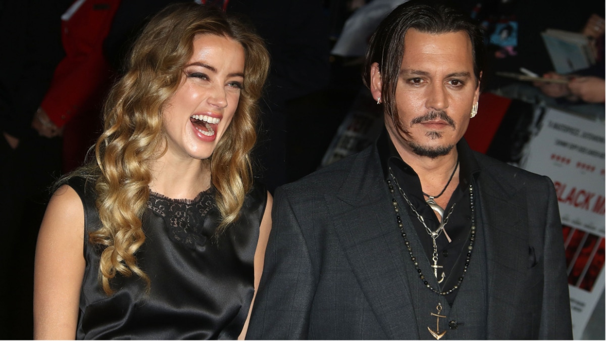 Amber Heard and Johnny Depp couple photo
