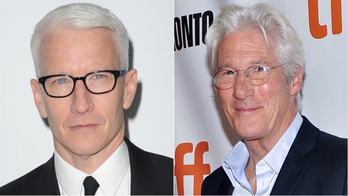 Anderson Cooper and Richard Gere
