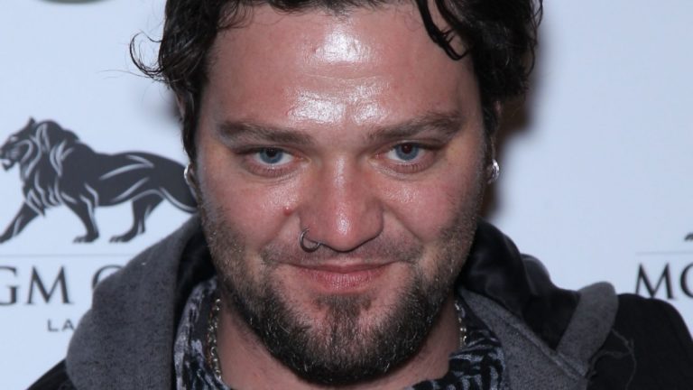Bam Margera on the red carpet