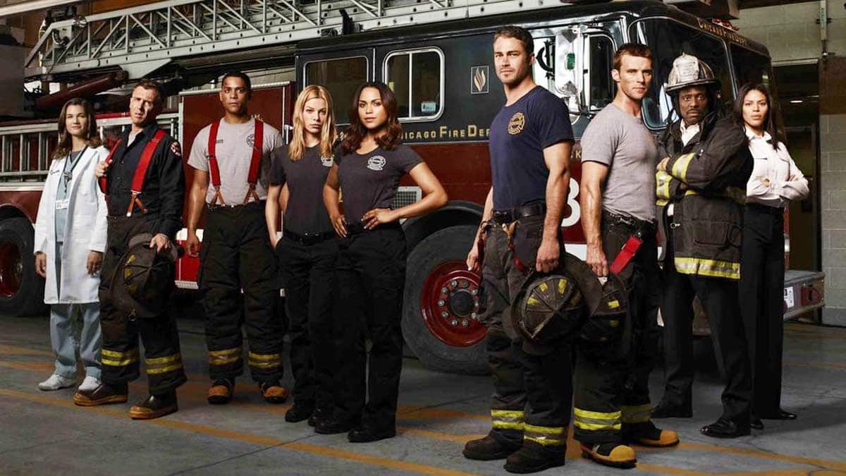 The cast of Chicago Fire.