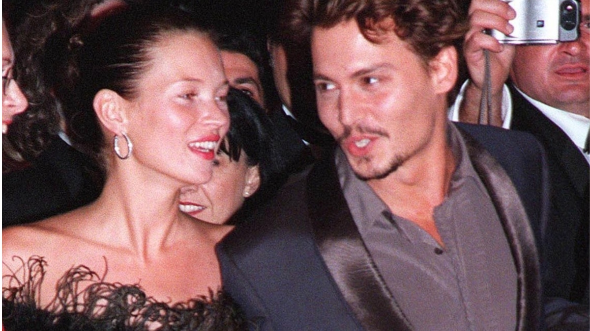 Johnny Depp and Kate Moss couple throwback
