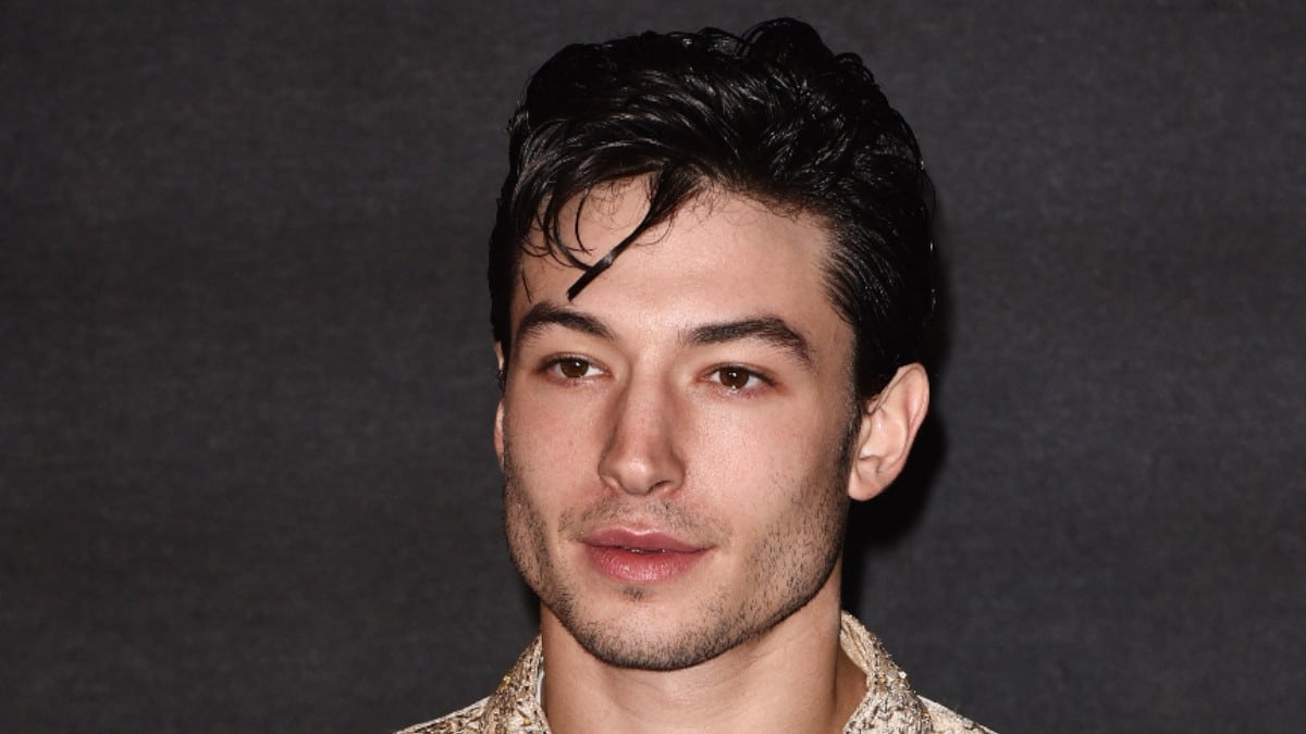 Ezra Miller on the red carpet