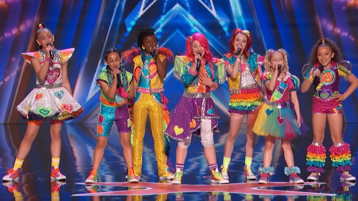 Jess and JoJo Siwa's XOMG POP on America's Got Talent