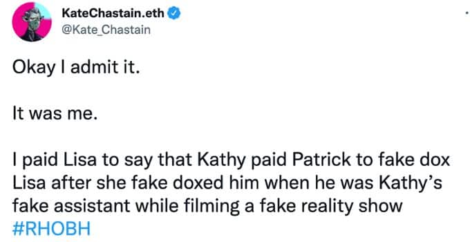 Kate comments about Lisa and Kathy feud.
