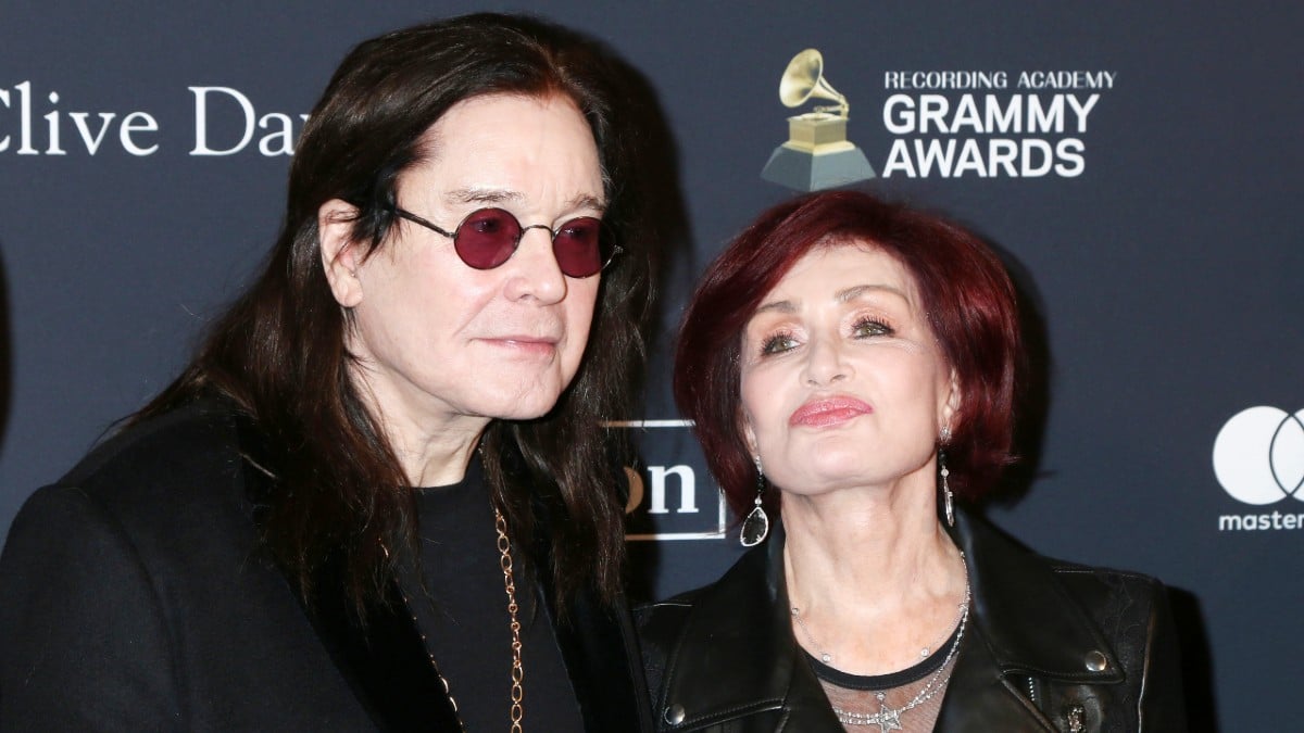 Ozzy and Sharon Osbourne on the red carpet