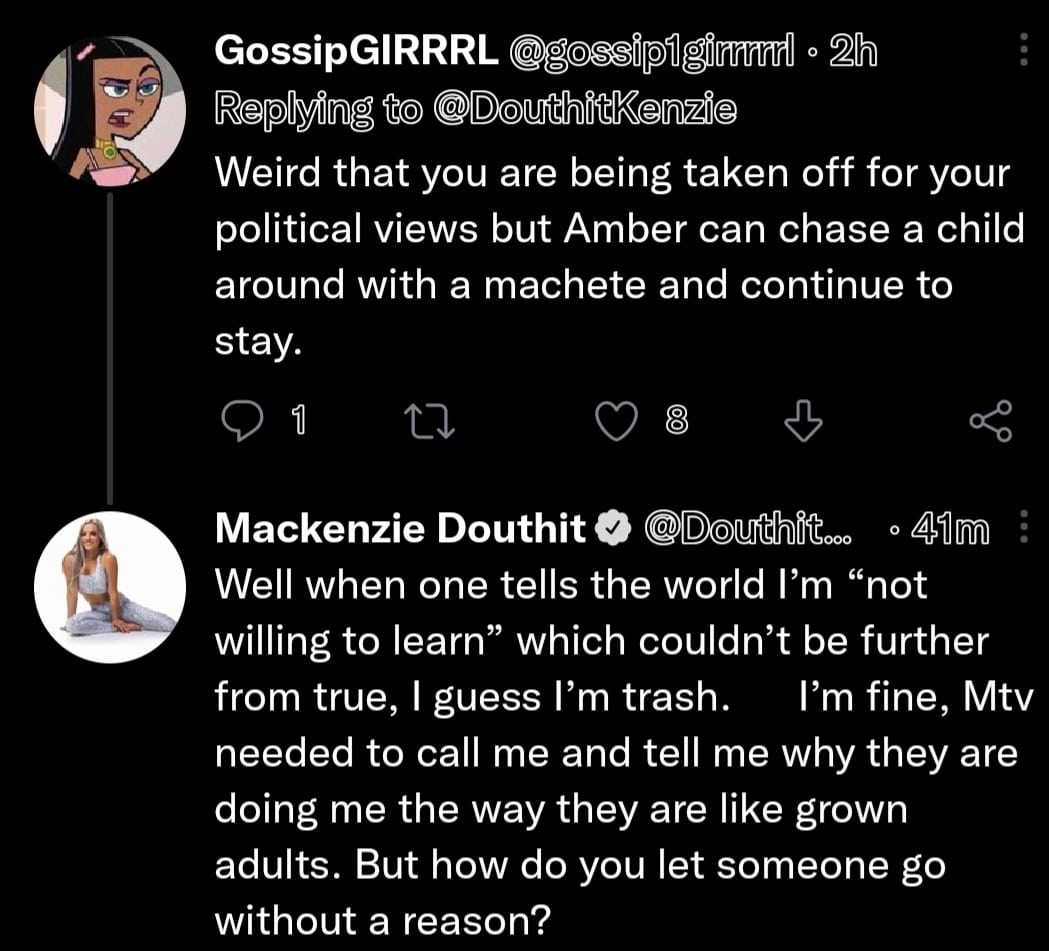 mackenzie mckee interacts with a twitter follower who showed the teen mom og star support