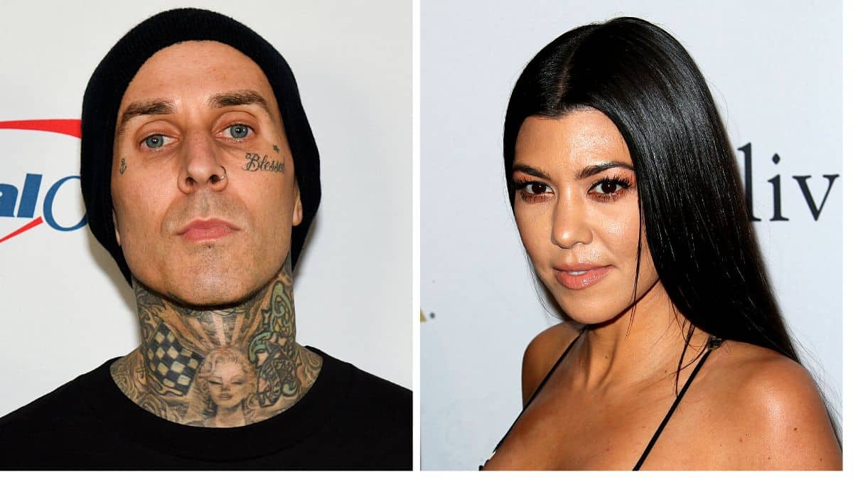 Travis Barker and Kourtney Kardashian