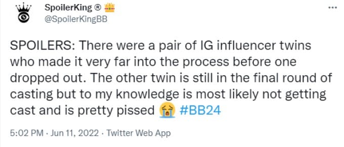 Twins On BB24
