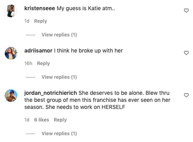 Fans talk about if John or Katie broke off their relationship.
