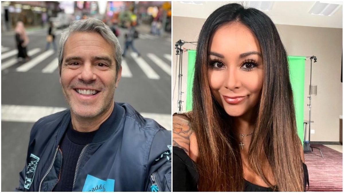 Andy Cohen and Snooki.
