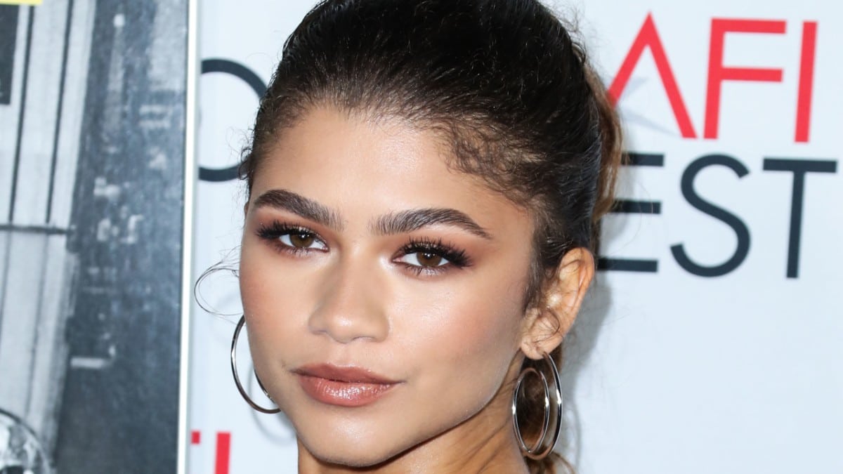 Actress Zendaya wearing Imane Ayissi Couture arrives at the AFI FEST 2019 - Opening Night Gala - Premiere Of Universal Pictures' 'Queen And Slim' held at the TCL Chinese Theatre IMAX on November 14, 2019 in Hollywood, Los Angeles, California, United States.