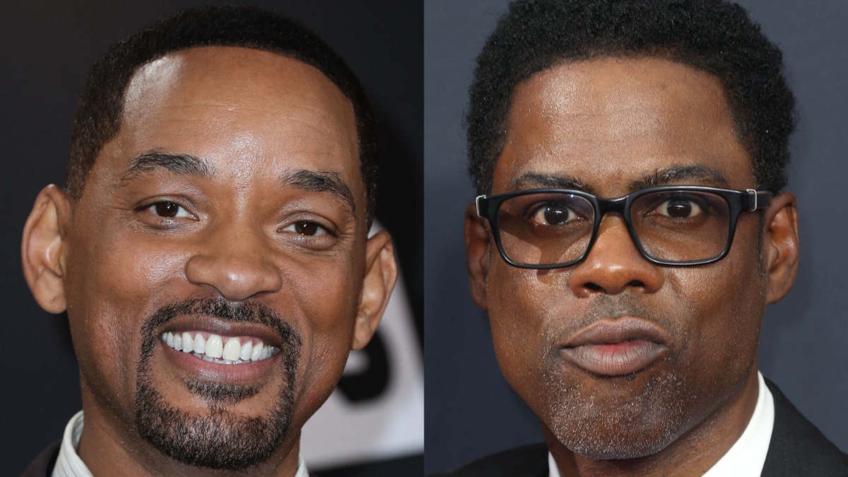 Will Smith and Chris Rock close up