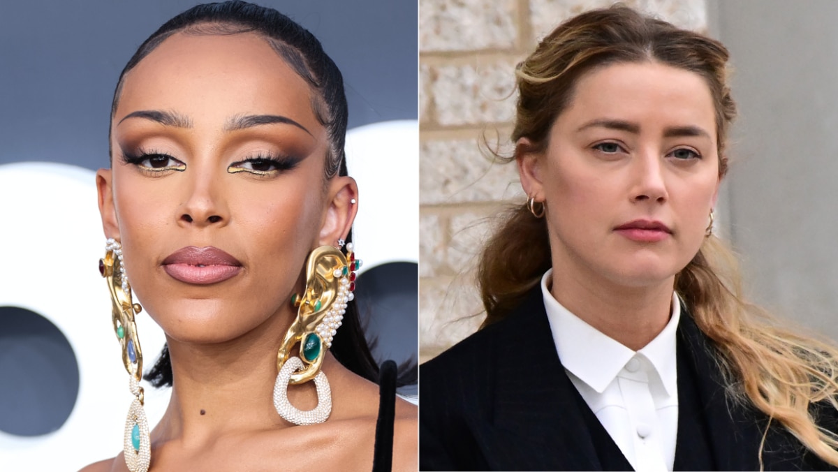 Doja Cat will get roasted for mocking Amber Heard’s viral meme from courtroom testimony