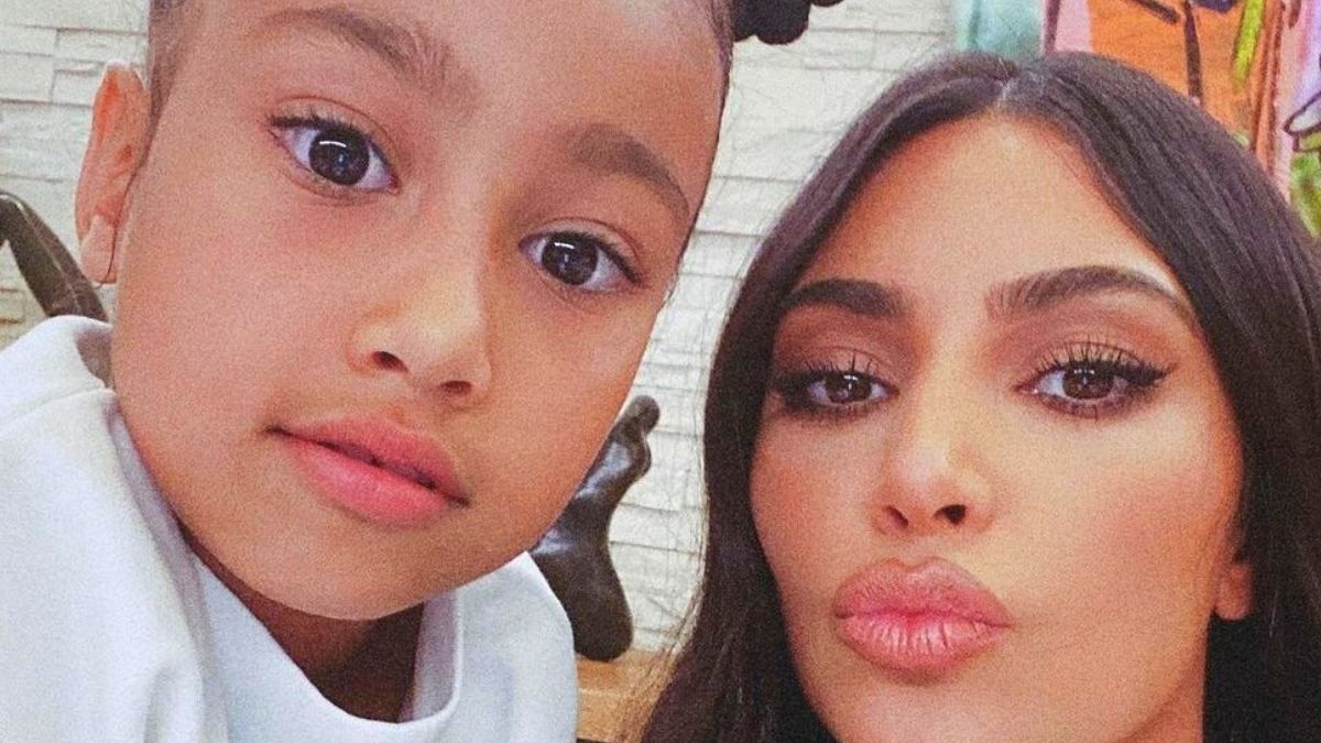 North West and Kim Kardashian