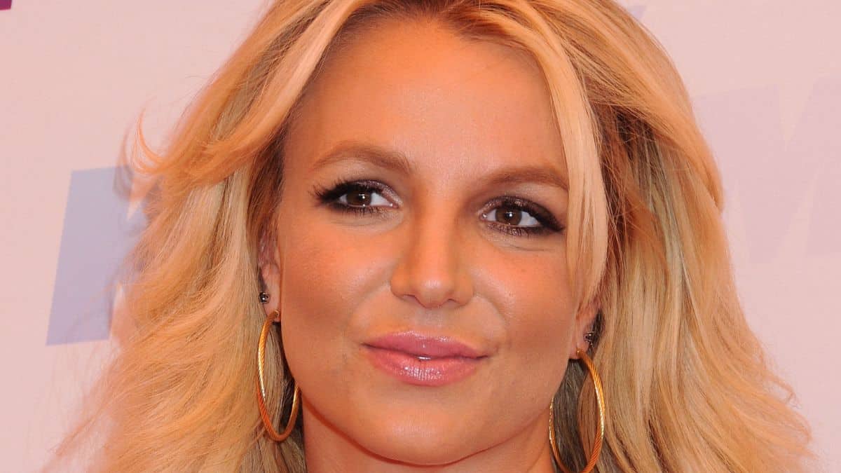Britney Spears smiles close up