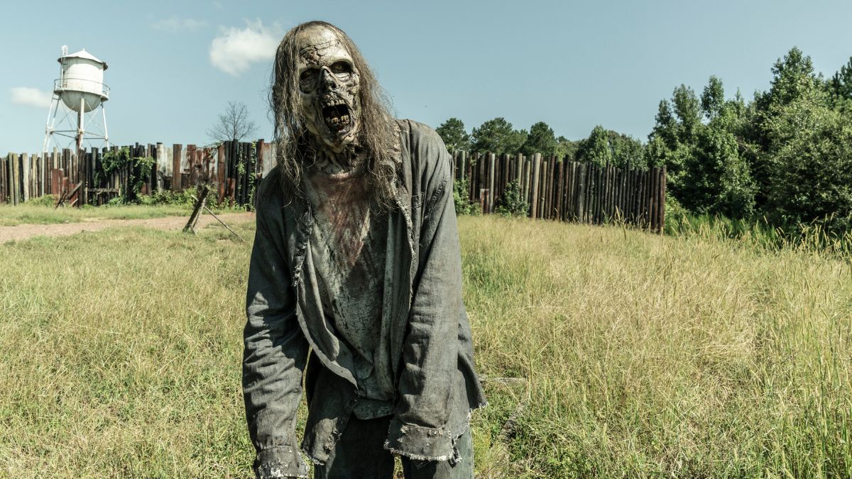 A walker, as seen in Episode 13 of AMC's The Walking Dead Season 11