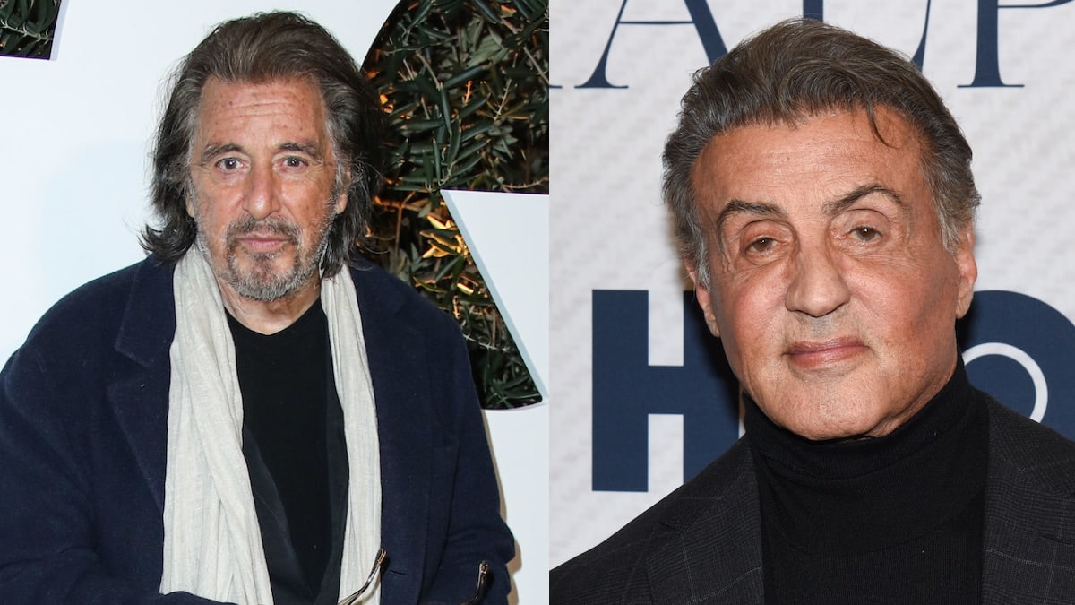 Al Pacino and Sylvester Stallone