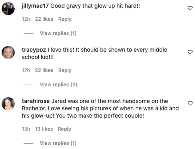 Fans love Ashley and Jared together.