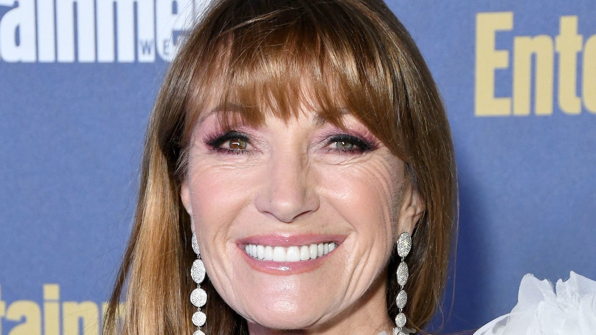 Jane Seymour, 71, all smiles in swimsuit and sarong by the pool 
