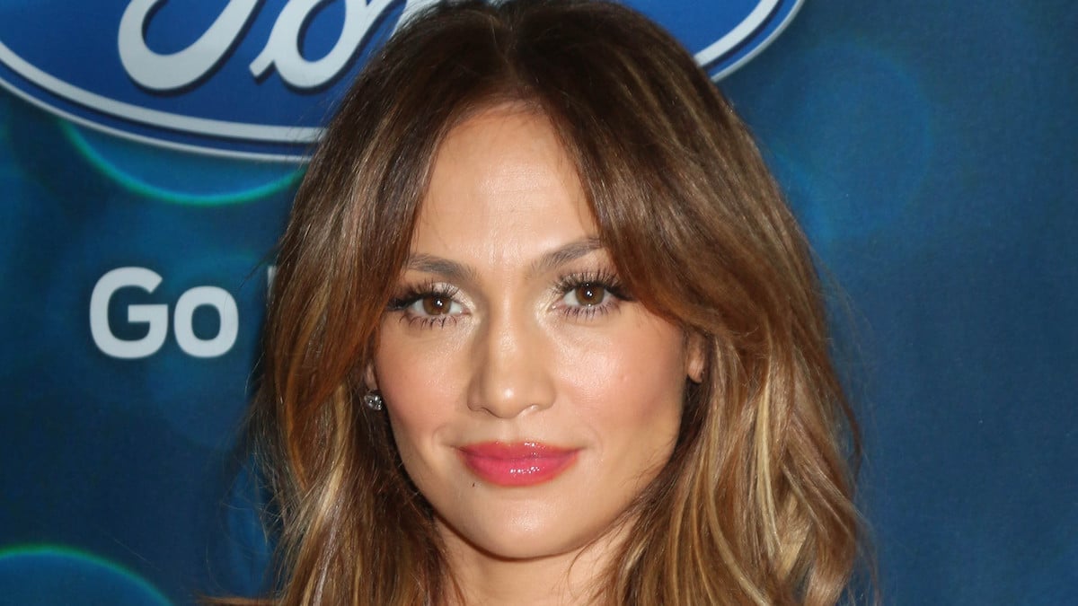 Jennifer Lopez at American Idol finalist party