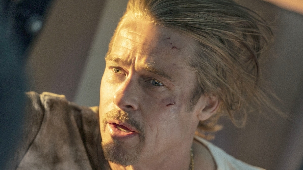Brad Pitt as Lady Bug in Bullet Train.