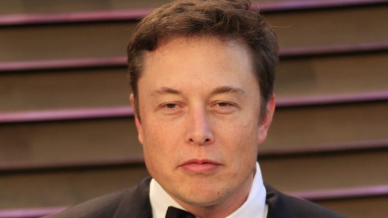 Elon Musk on the red carpet