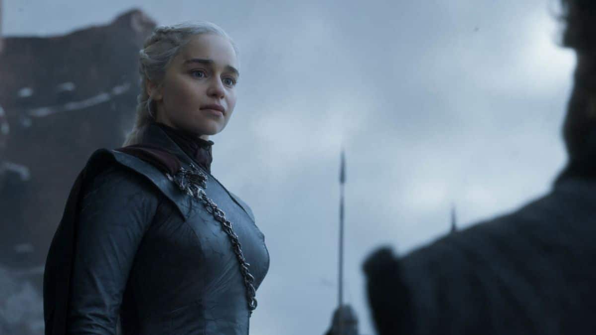 Emilia Clarke stars as Daenerys Targaryen in Episode 6 of HBO's  Game of Thrones Season 8